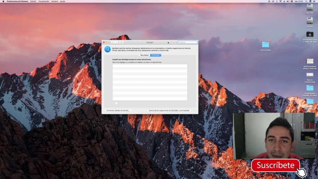 Como configurar busca do spotlight no mac os x yosemite 1