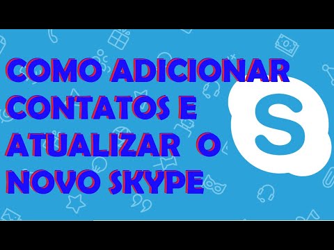 Como adicionar contatos uma conversa em andamento no skype 1
