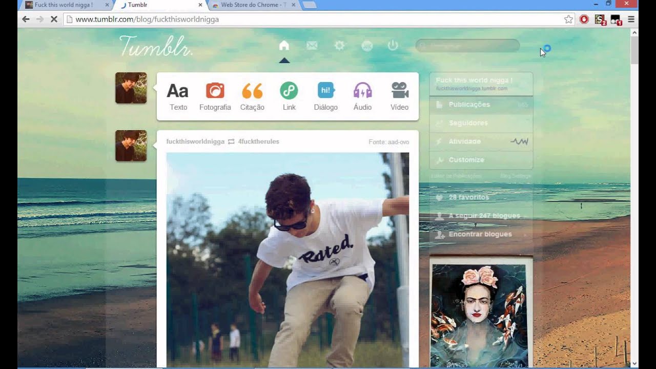 Como ver quem te deu unfollow no tumblr 1