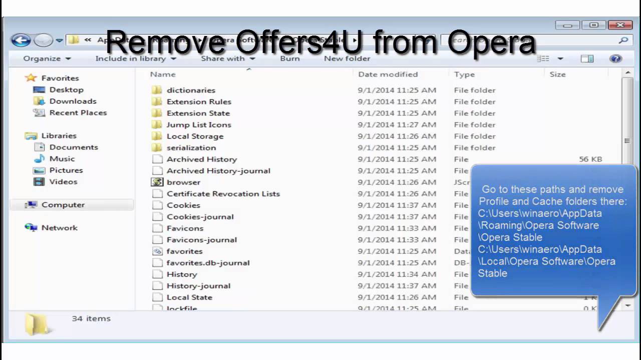 Como remover o offers4u do seu navegador 1