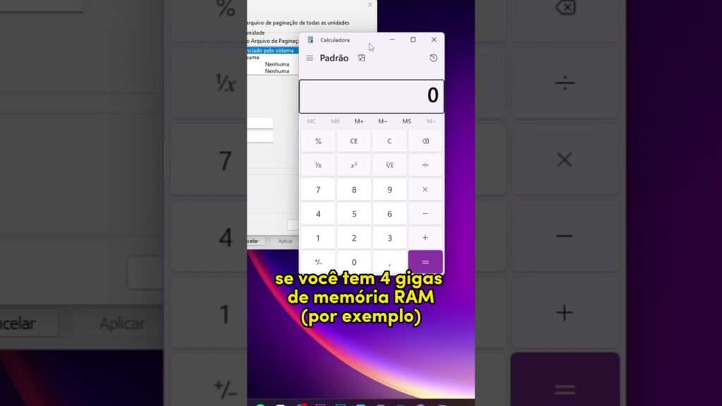 Como mudar localizacao da memoria virtual no windows 1