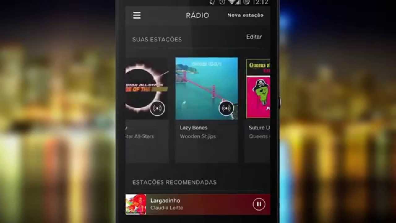 Como criar uma nova estacao na radio do spotify 1