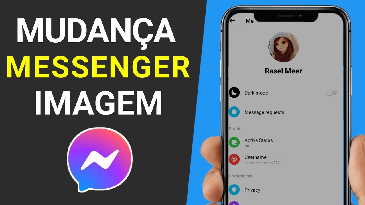 Como alterar foto de perfil do mobli 1