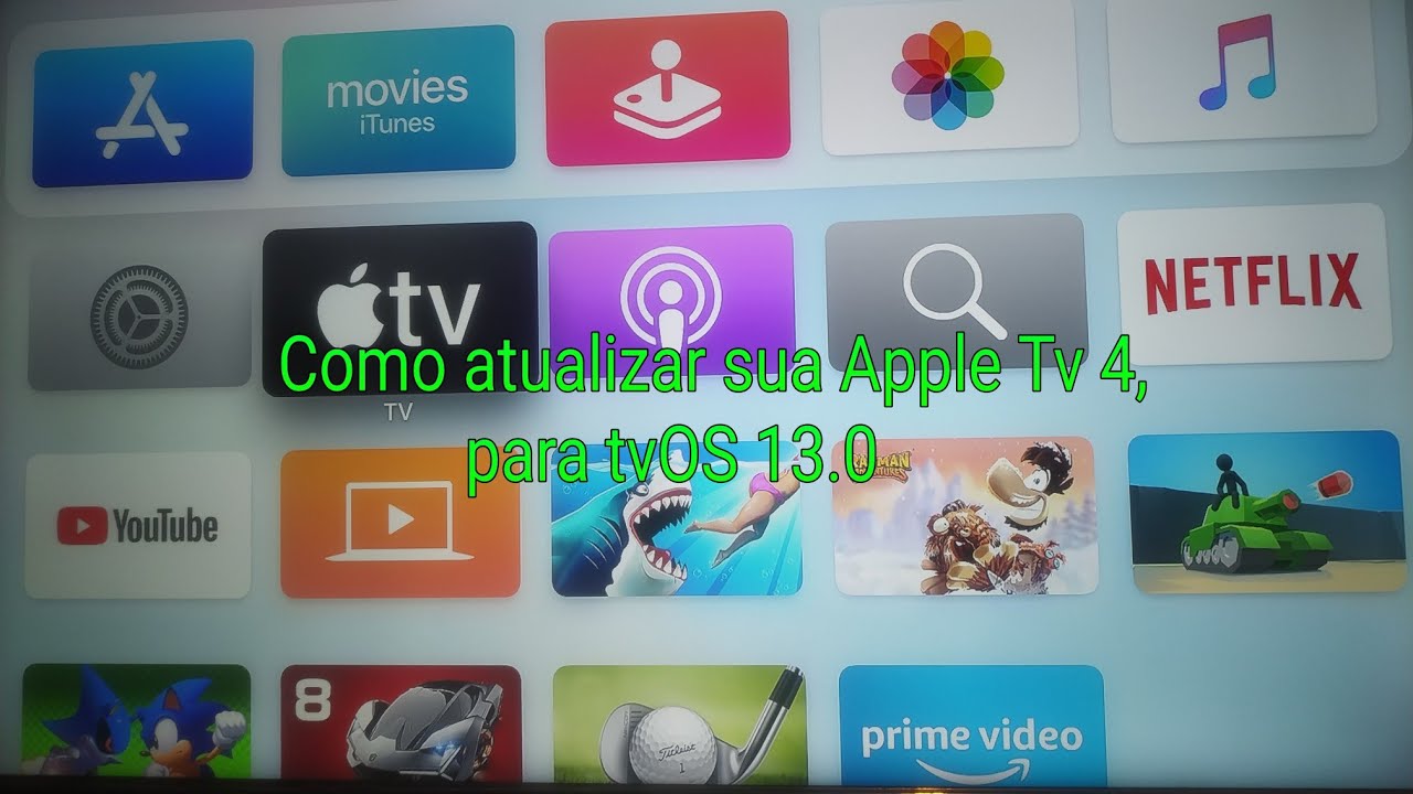 Como atualizar o software da apple tv automaticamente 1