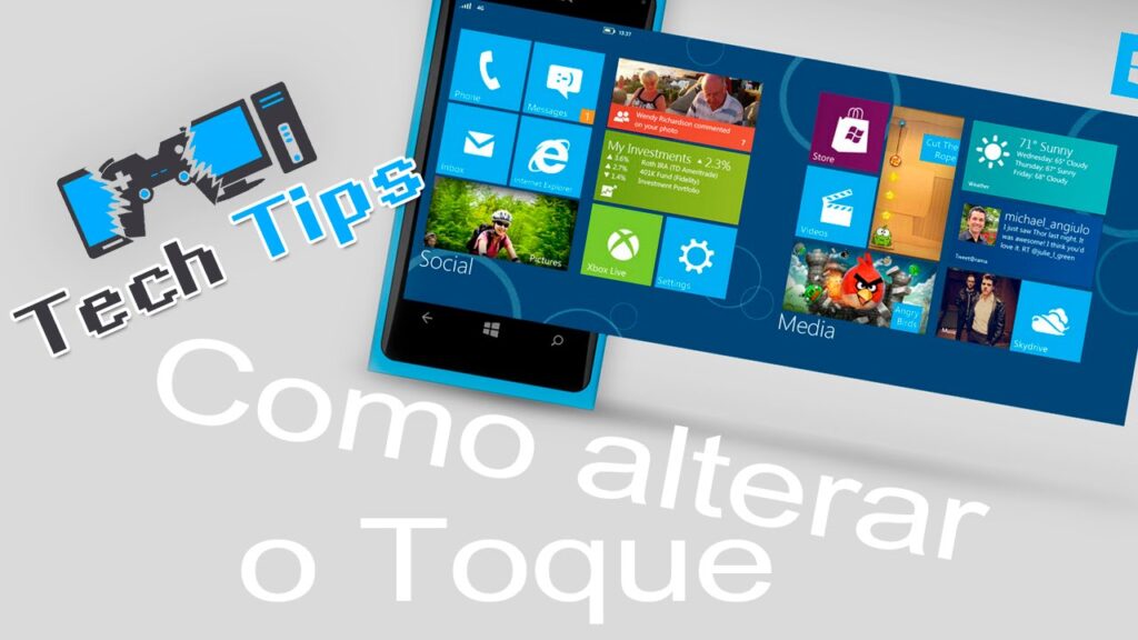 Como personalizar toques e notificacoes de apps do windows phone 81 1