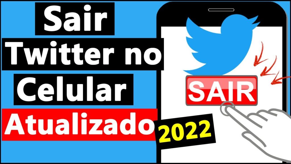 Como fazer logout do twitter pelo celular 1