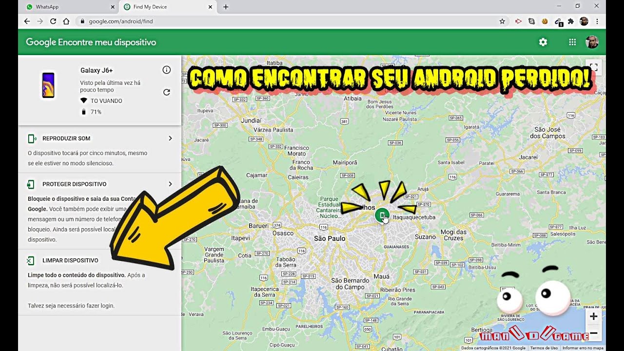 Como bloquear o seu android utilizando o device manager 1