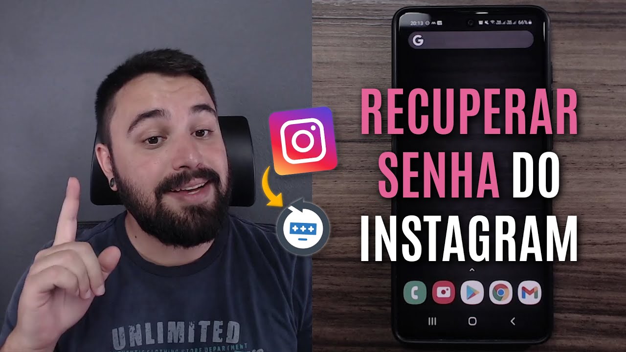 Como recuperar senha do instagram 1