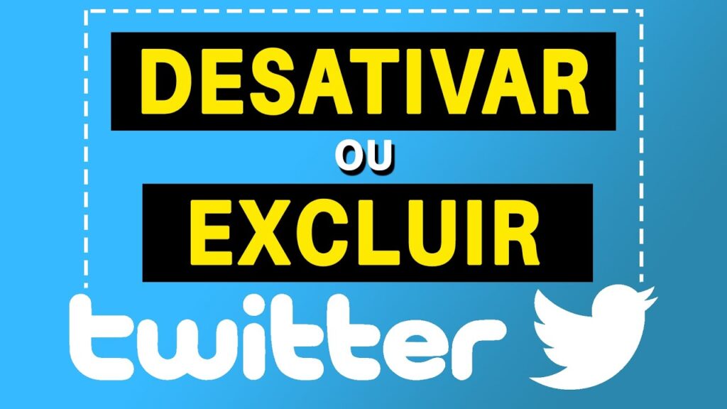 Como desativar ou excluir o twitter pelo celular 1