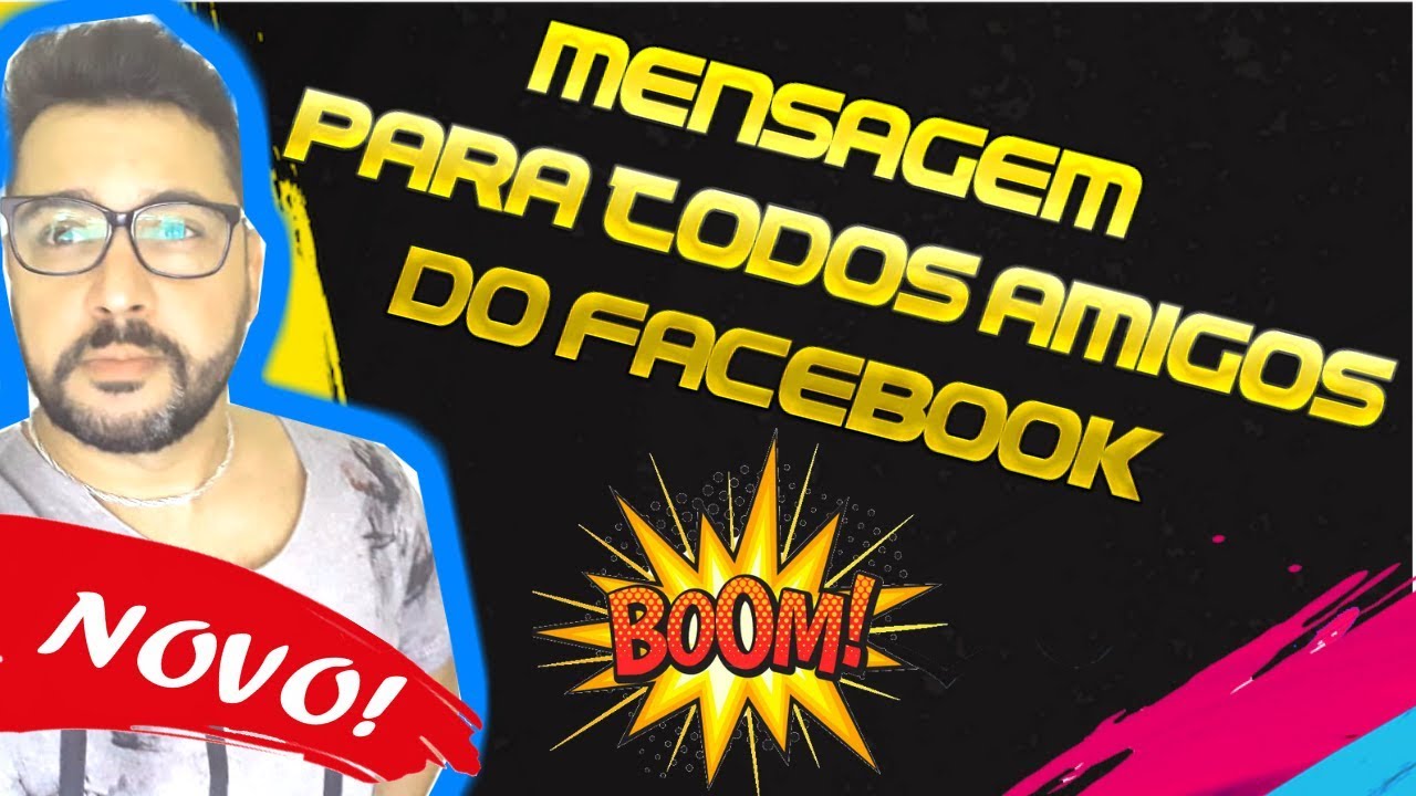 Como enviar uma mensagem para mais de um amigo no facebook 1