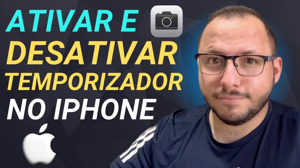 Como ativar o timer da camera do iphone 1