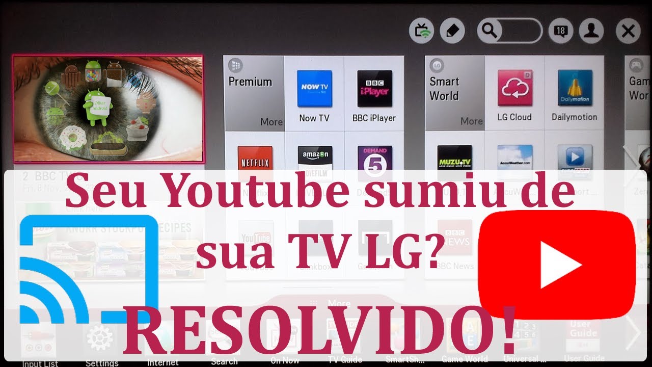 Como assistir videos do youtube nas smart tvs da lg 1