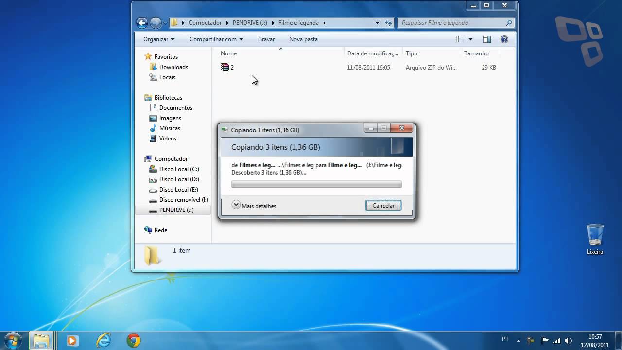Como assistir filmes com legenda direto do pen drive na tv 1