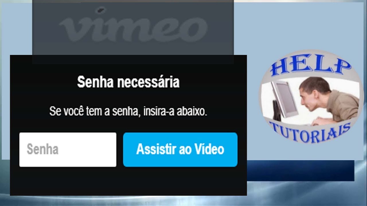 Como proteger videos do vimeo com senha 1