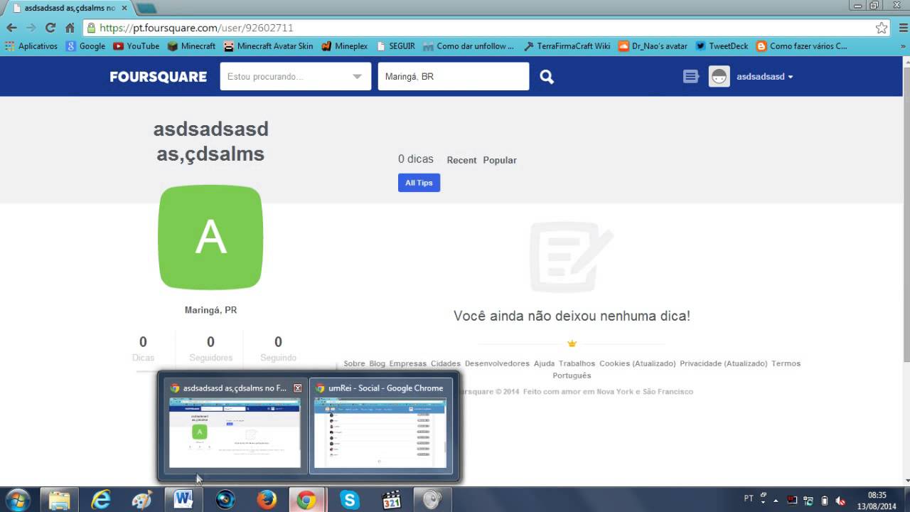 Como procurar e adicionar amigos no foursquare 1