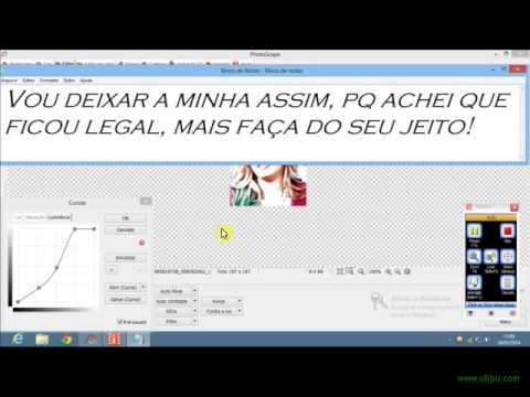 Como criar e salvar uma curva de cor no photoscape 1