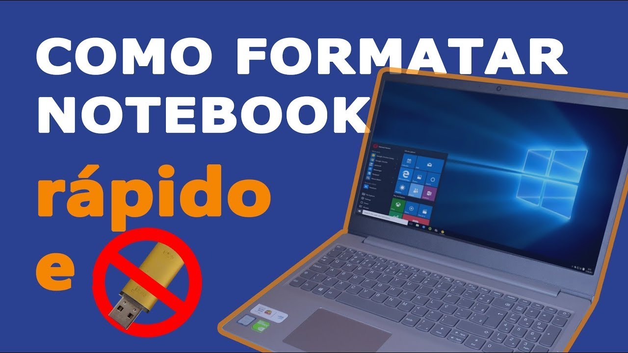 Como formatar um notebook sem usar cd 1