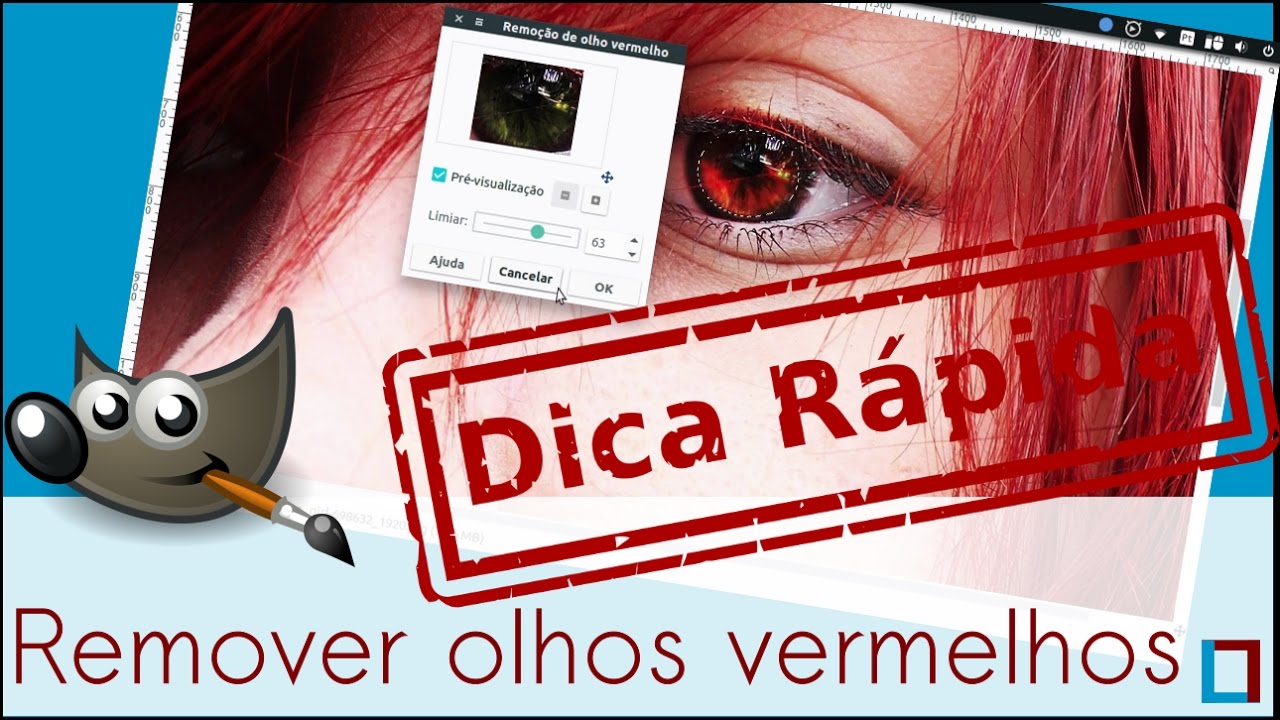 Como remover olhos vermelhos no gimp 1