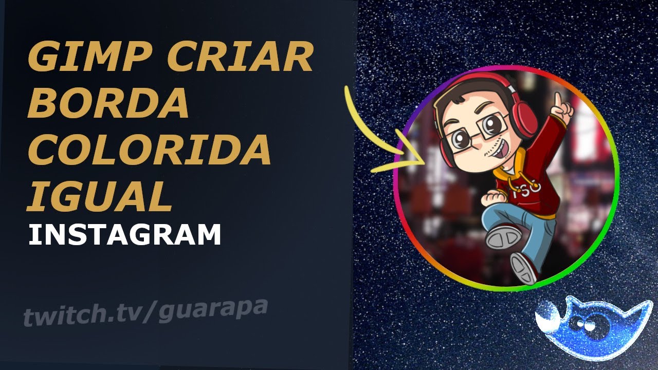 Como fazer bordas em fotos no gimp 1