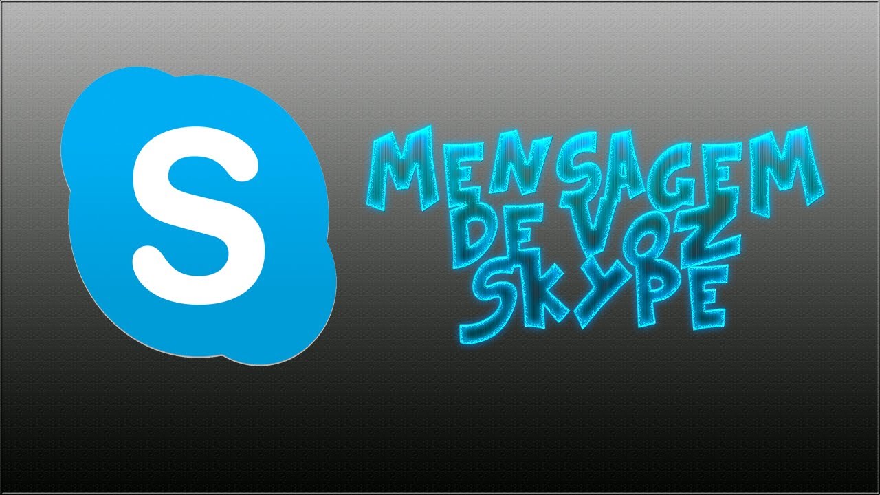 Como criar mensagem de voz para os seus contatos do skype 1