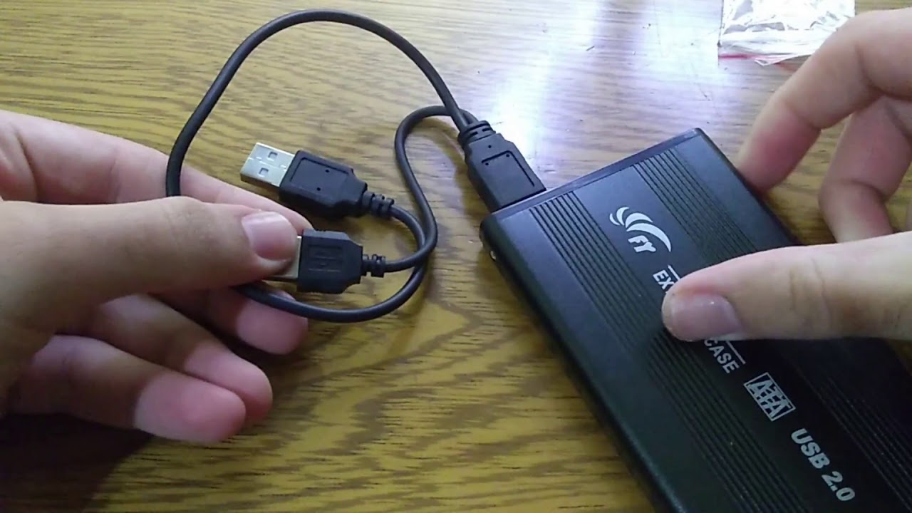 Como conectar um hd de um notebook externamente outro notebook 1
