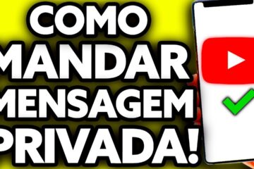 Como enviar e receber mensagens privadas no youtube