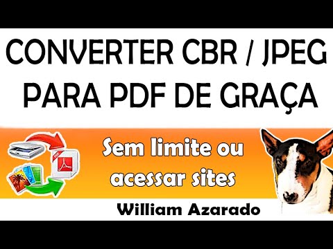 Como converter um arquivo cbr para o formato pdf 1