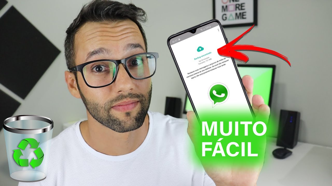 Como recuperar chats e mensagens do whatsapp 1