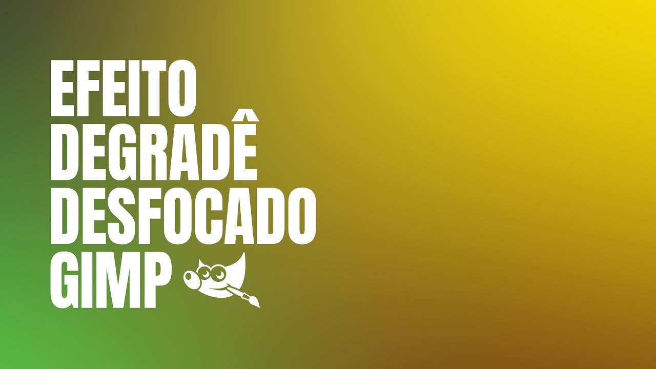 Como aplicar cores em degrade nas fotos com o gimp 1