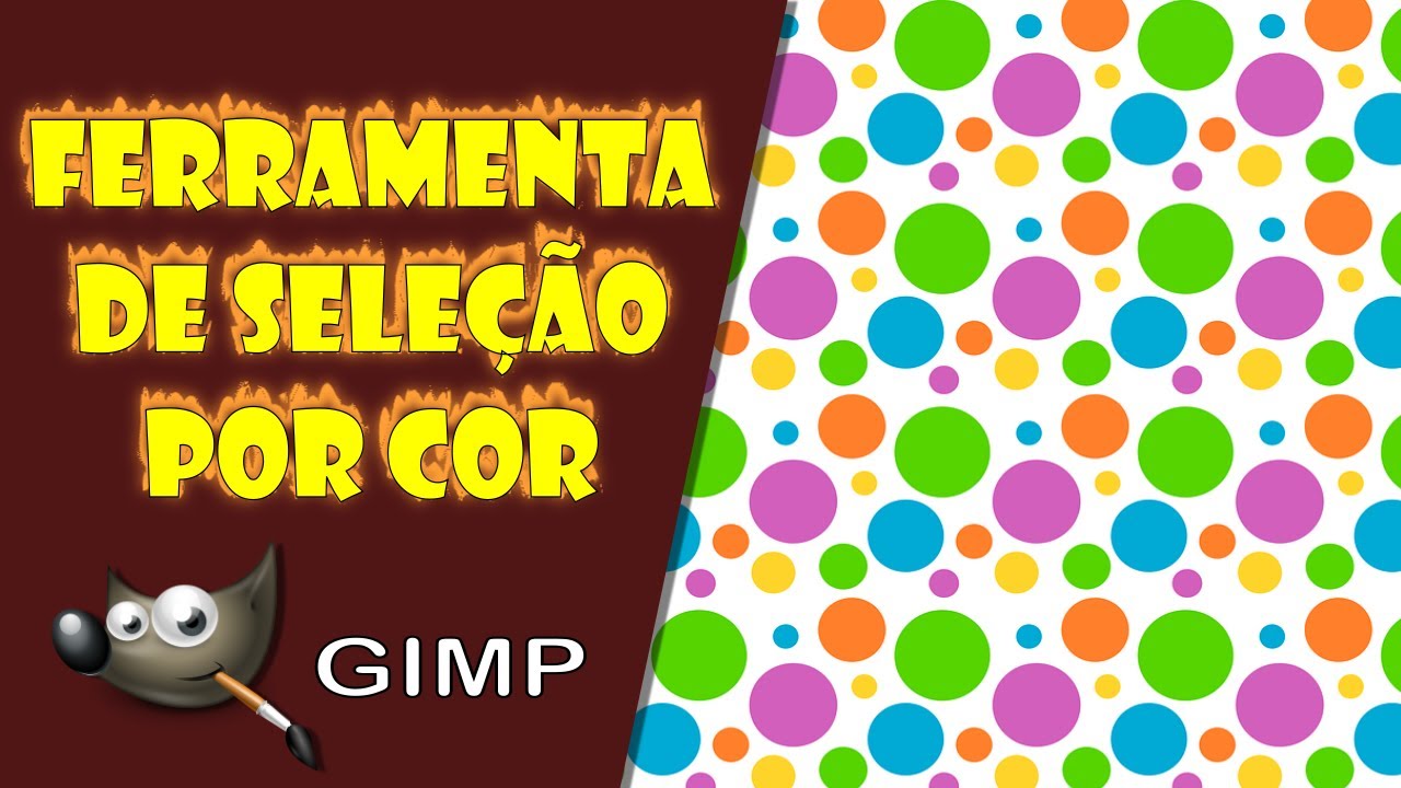 Como usar a ferramenta de selecao por cor do gimp 1