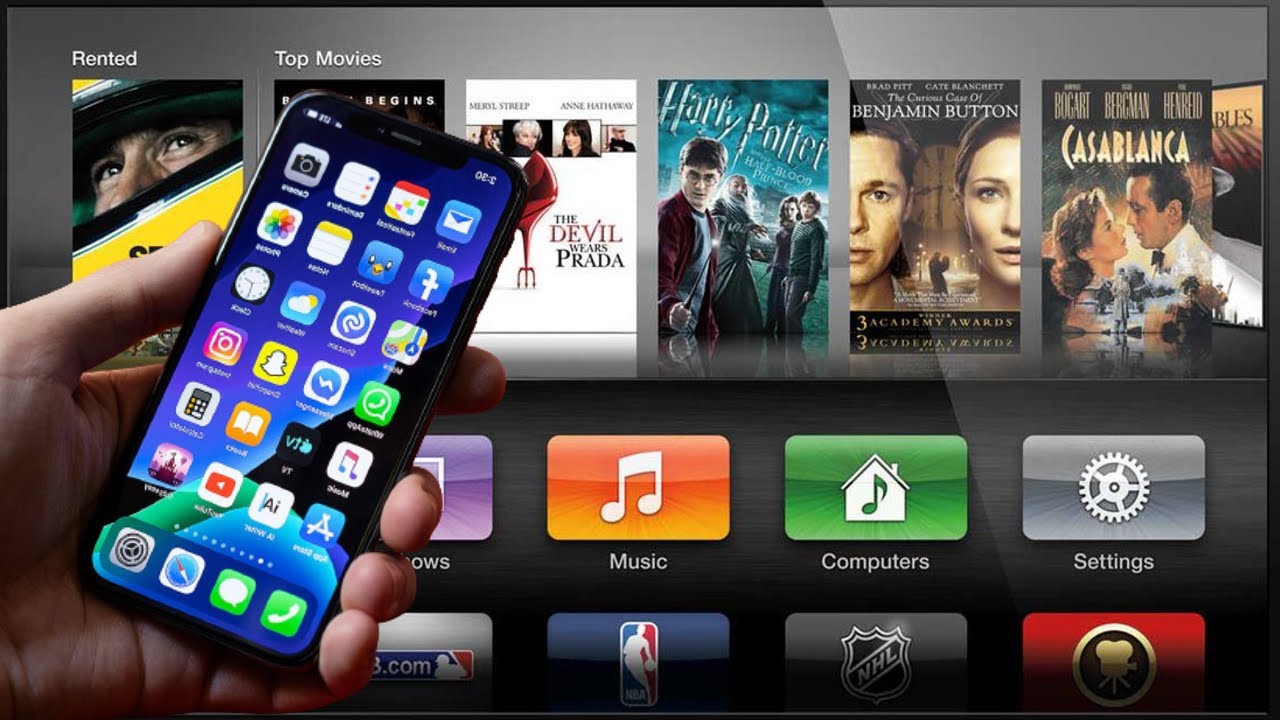 Como controlar a apple tv com o iphone 1