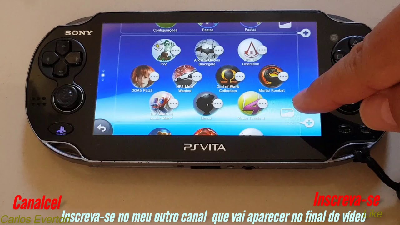 Como trocar imagem de fundo do ps vita 1