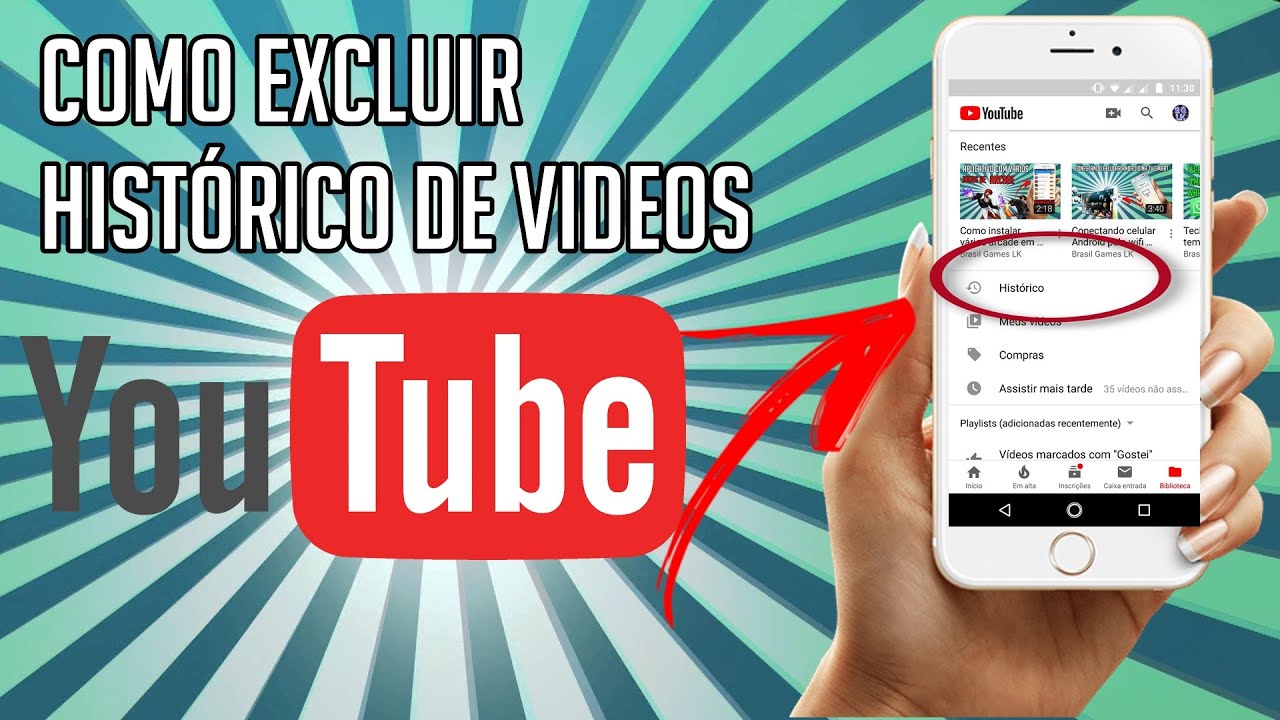 Como limpar o historico de videos assistidos no youtube 1
