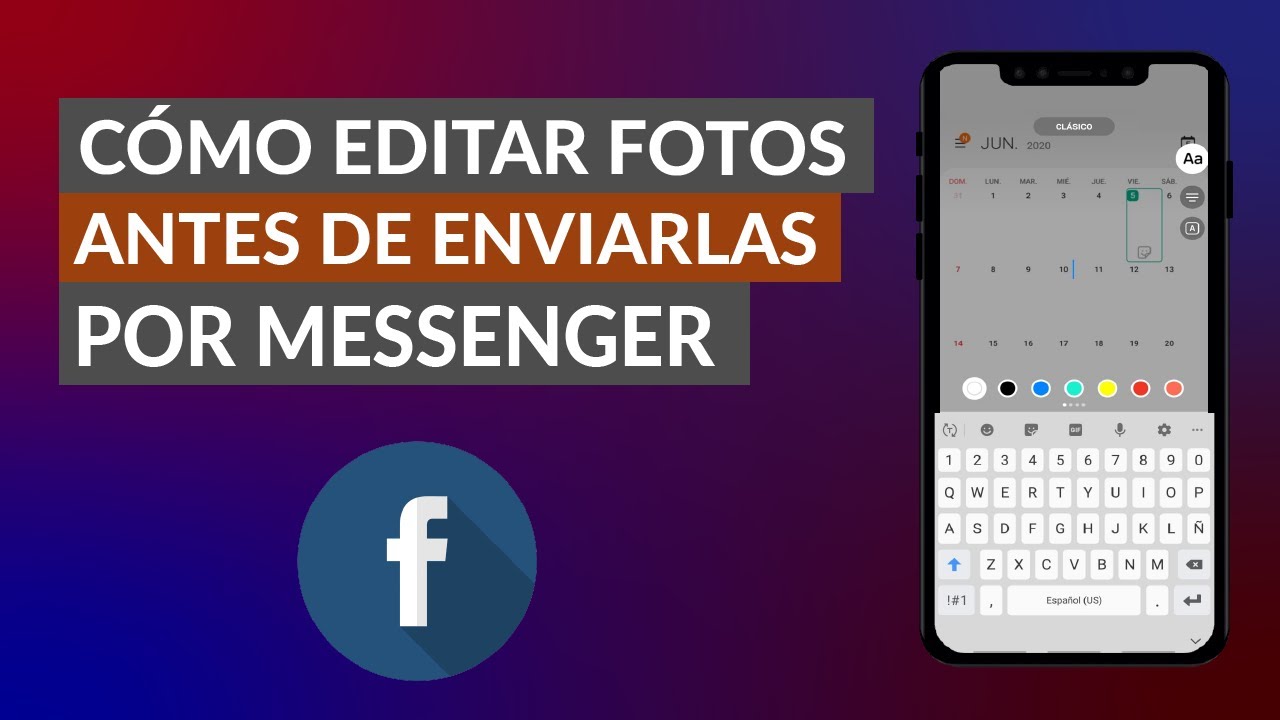 Como editar incluir filtros e enviar fotos pelo facebook messenger 1