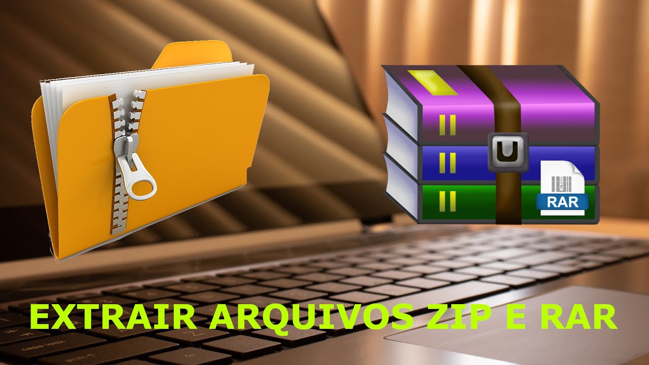 Como extrair arquivos de pacotes zip ou rar 1