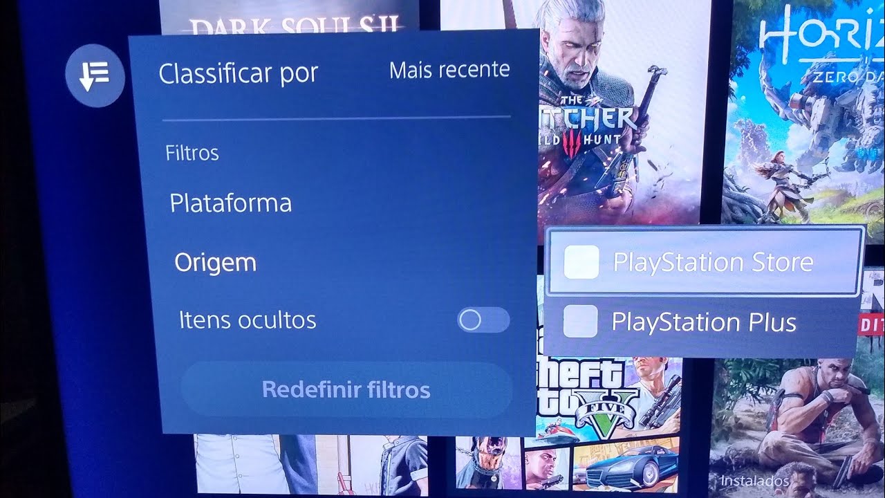 Como visualizar todos os seus jogos e expansoes adquiridos na psn 1