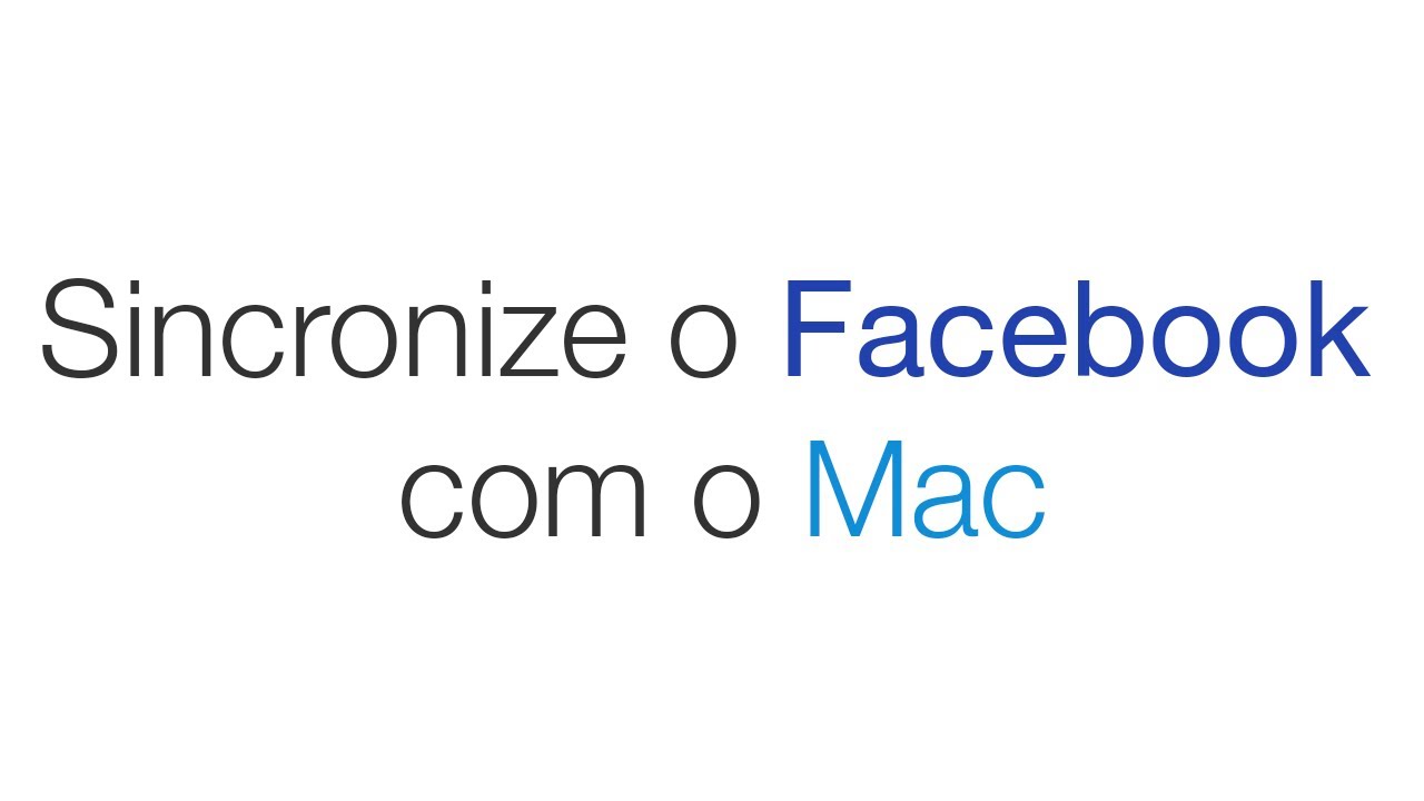 Como sincronizar o chat do facebook com o messages do mac os x 1