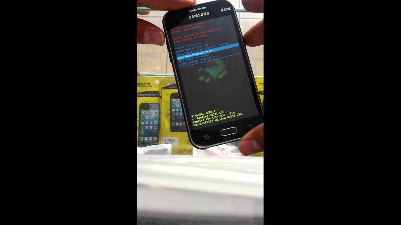 Como formatar o galaxy y faca limpa para deixar o celular mais rapido 1