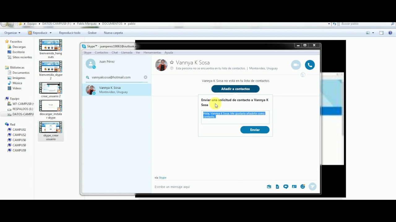Como adicionar contatos a lista favoritos no skype 1