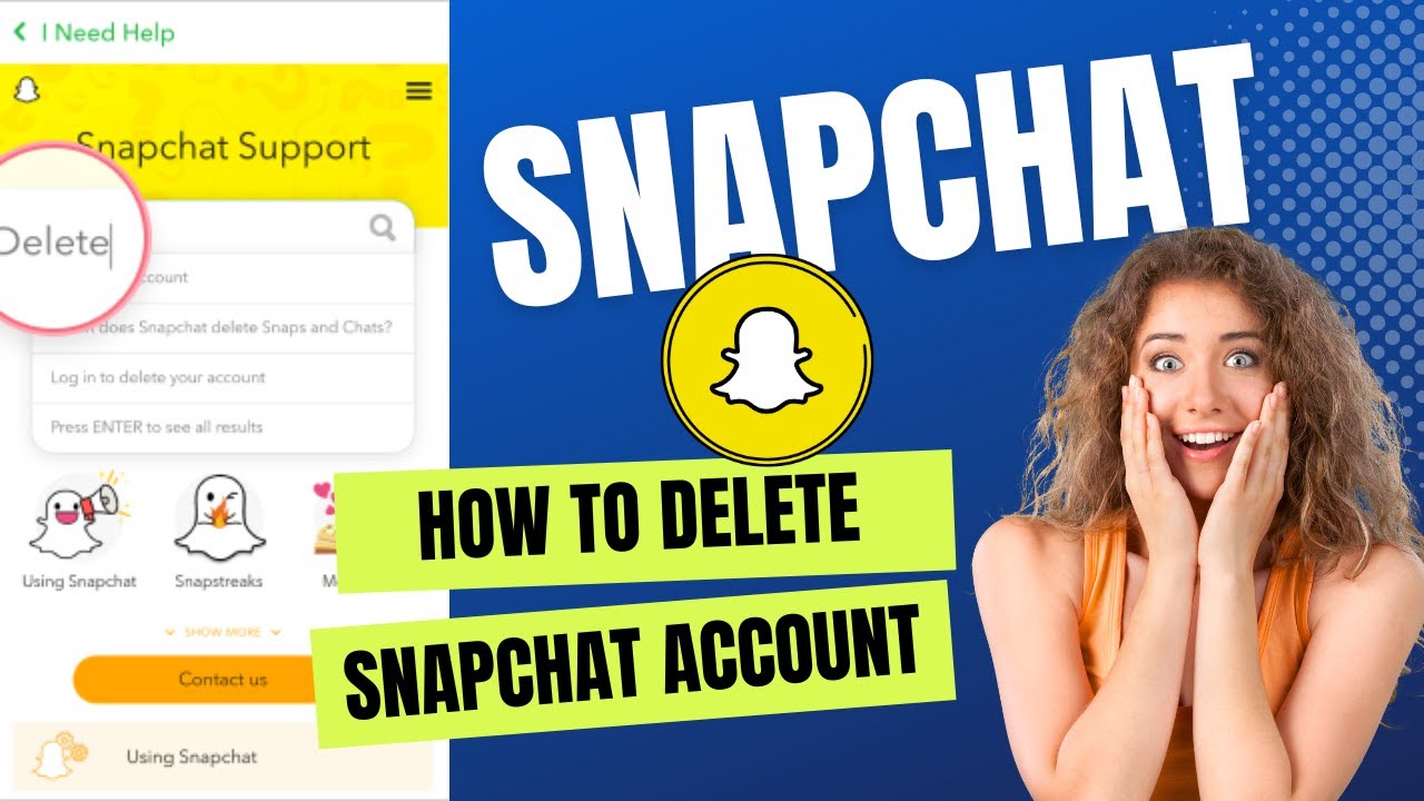 Como deletar conta do snapchat usando plataforma web da rede social 1