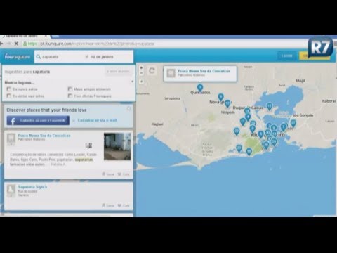 Como usar o novo recurso de check ins de amigos no foursquare 1