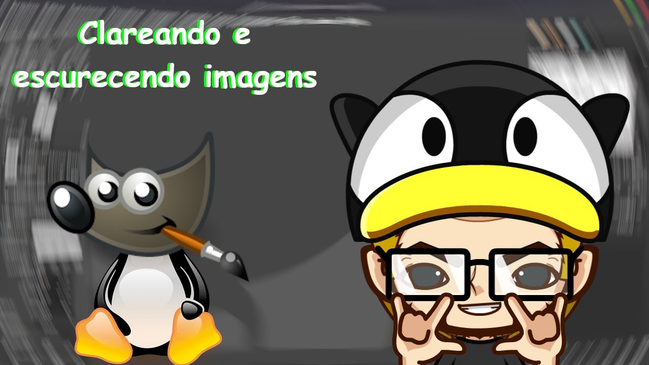 Como clarear ou escurecer parte da foto usando o gimp 1