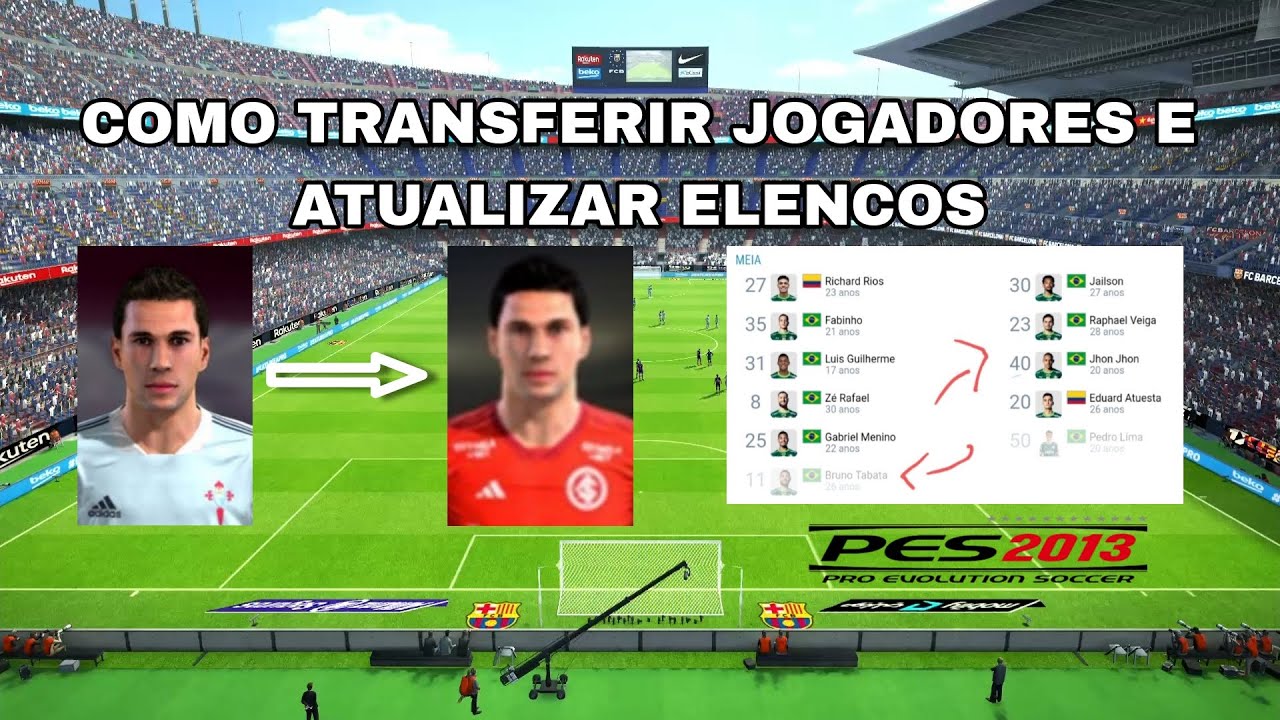 Como atualizar os clubes de pes 2013 1