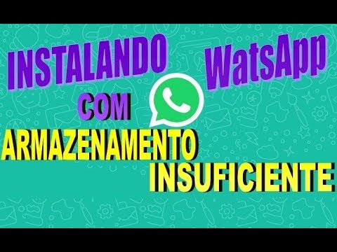 Como resolver o erro de espaco insuficiente ao instalar o whatsapp 1