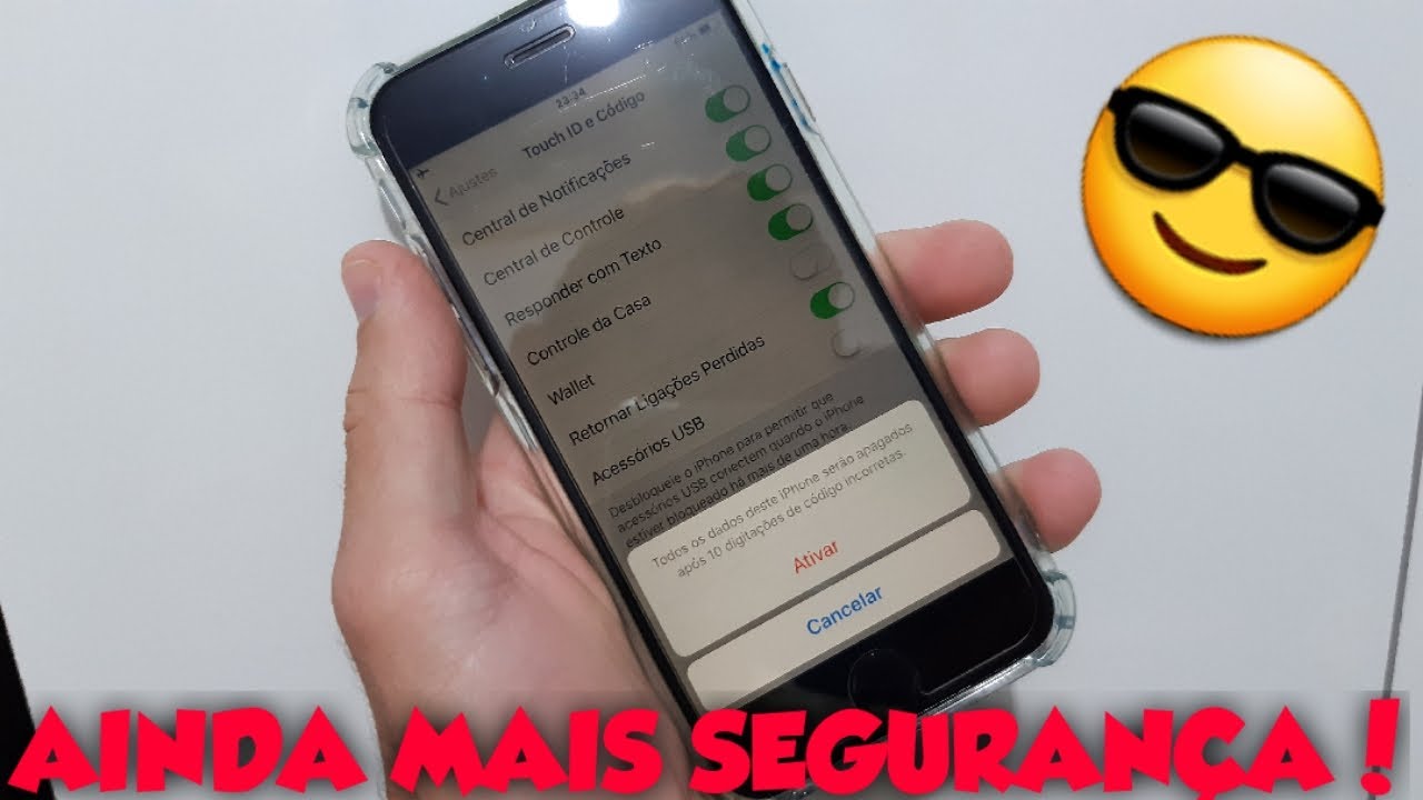 Como fazer o ios 7 apagar seus dados apos 10 tentativas de desbloqueio 1
