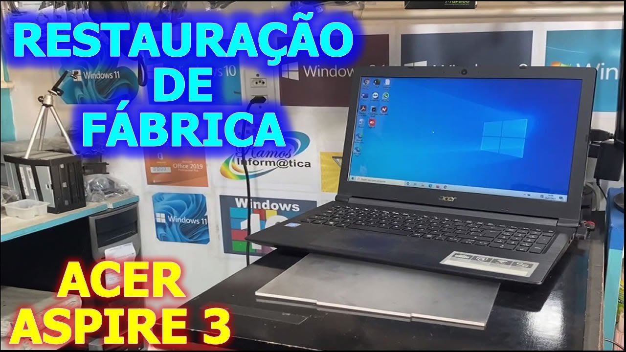 Como restaurar o sistema em um computador acer 1