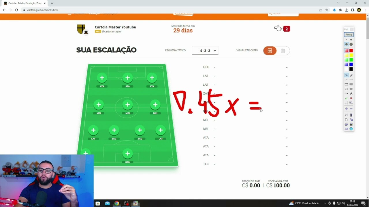 Como valorizar o seu time no cartola fc 4