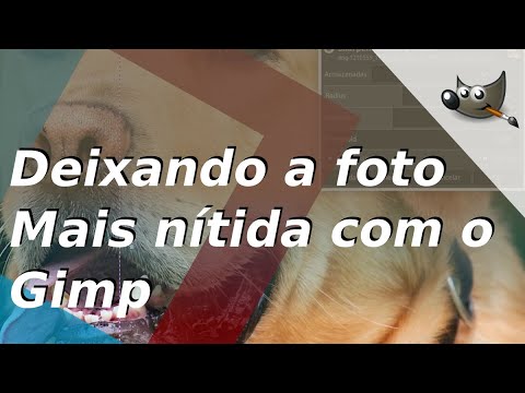 Como melhorar a definicao da imagem com o gimp 1