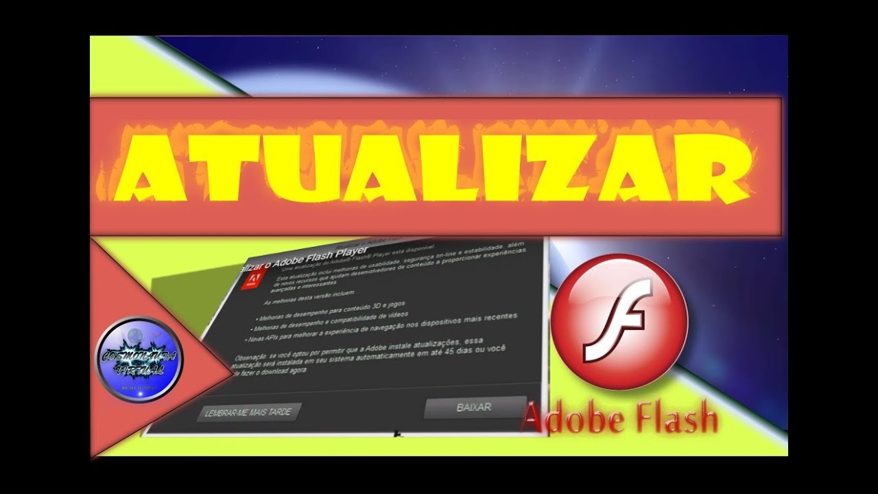 Como atualizar o adobe flash player 1
