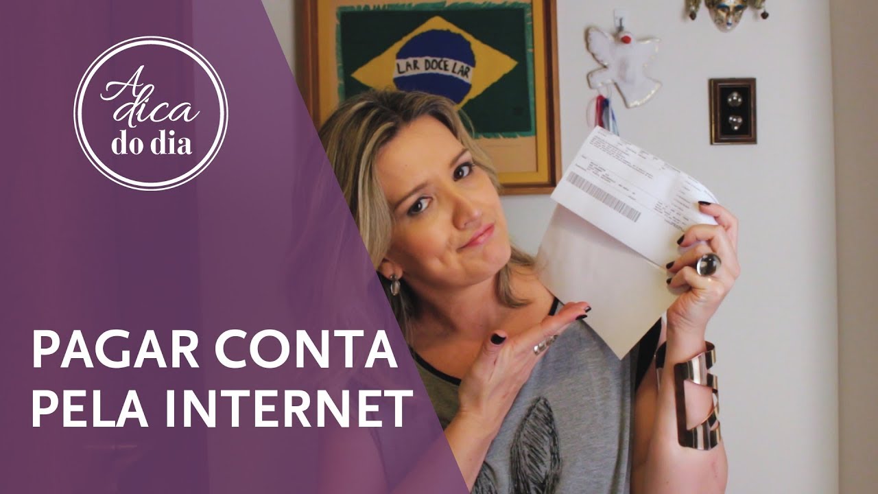 Como pagar contas pela internet 1